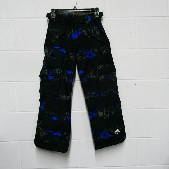 Ride snowboards youth small 9-10 snow pants black with blue and gray‎ accents - Picture 2 of 8
